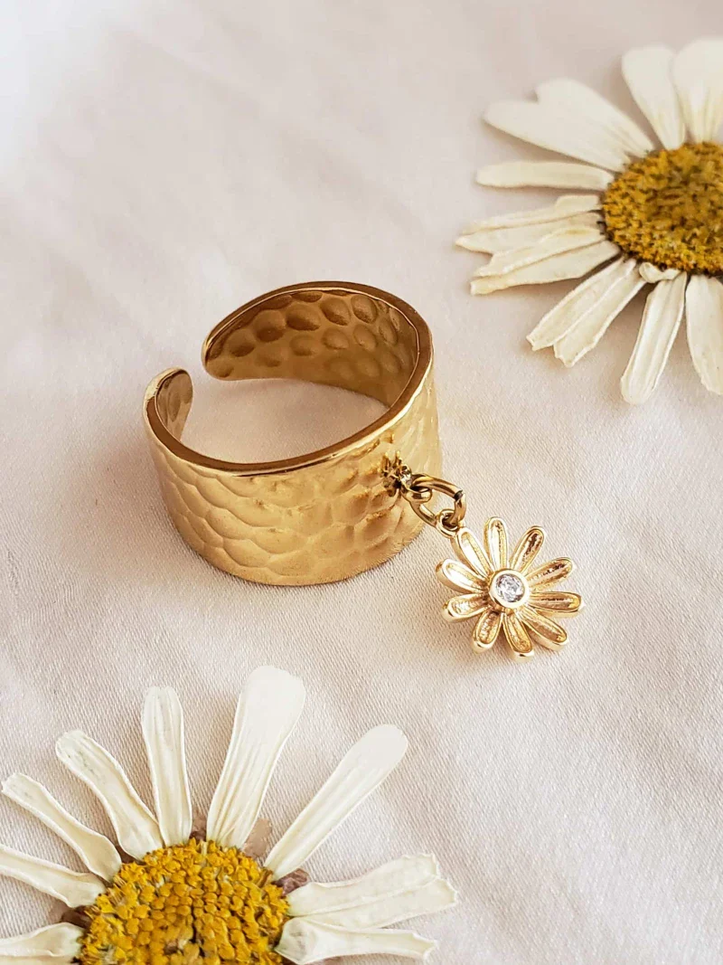 Bague Pâquerette or – Image 3