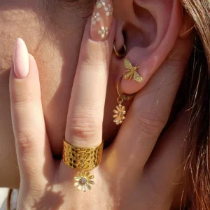 Bague Pâquerette or