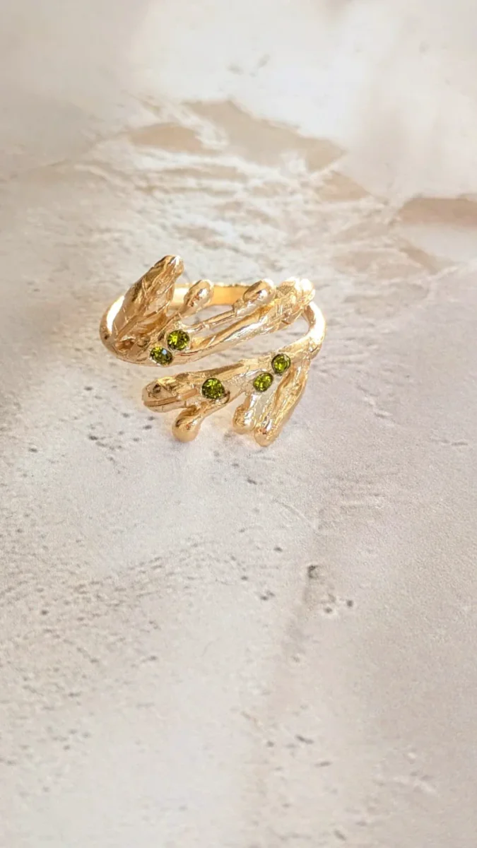 Bague feuilles d'olivier - L'olivera – Image 4