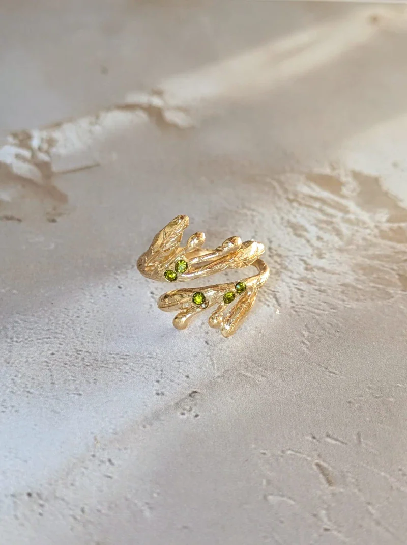 Bague feuilles d'olivier - L'olivera – Image 5