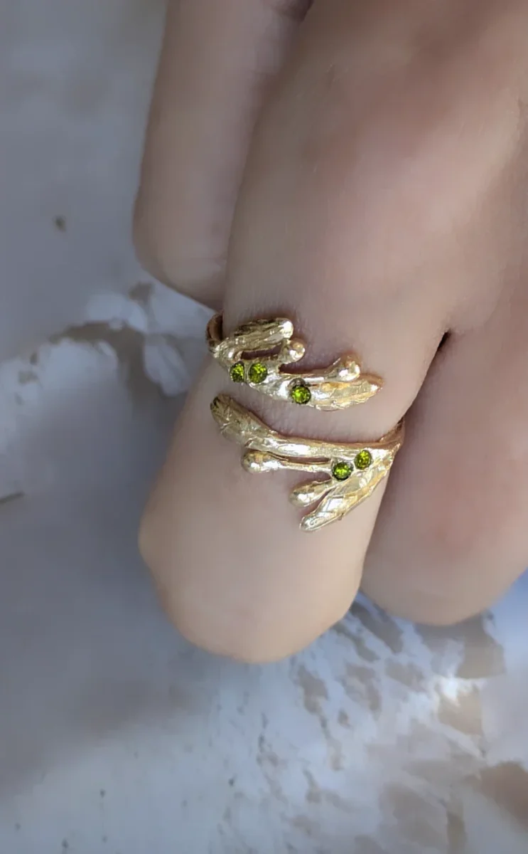 Bague feuilles d'olivier - L'olivera – Image 7