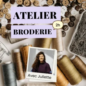 Atelier Broderie : Personnalisez votre pièce préférée