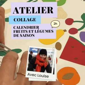Atelier Enfants : Illustration de ton calendrier des fruits et légumes de saison