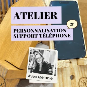 Atelier Peinture sur bois : Personnalisez votre support de téléphone ou tablette