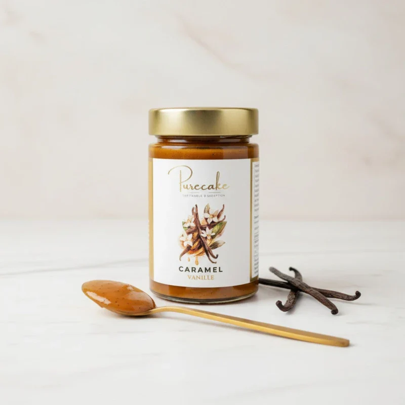 Caramel végétal à la vanille