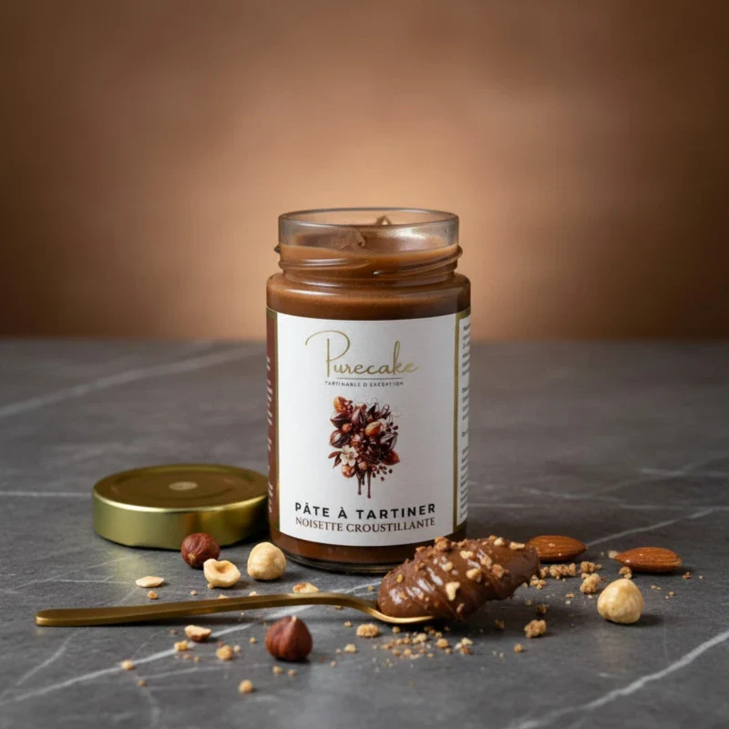 Pâte à tartiner noisette croustillante