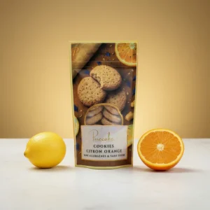 Cookie citron orange sans gluten - 100% végétal