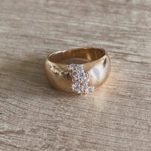 Bague doré "Supernova"