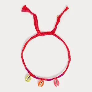 Bonpoint x Aurélie Biderman collier 3 coquillages rose