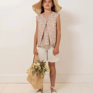 Veste matelassée Elbie en tissu Liberty en coton biologique