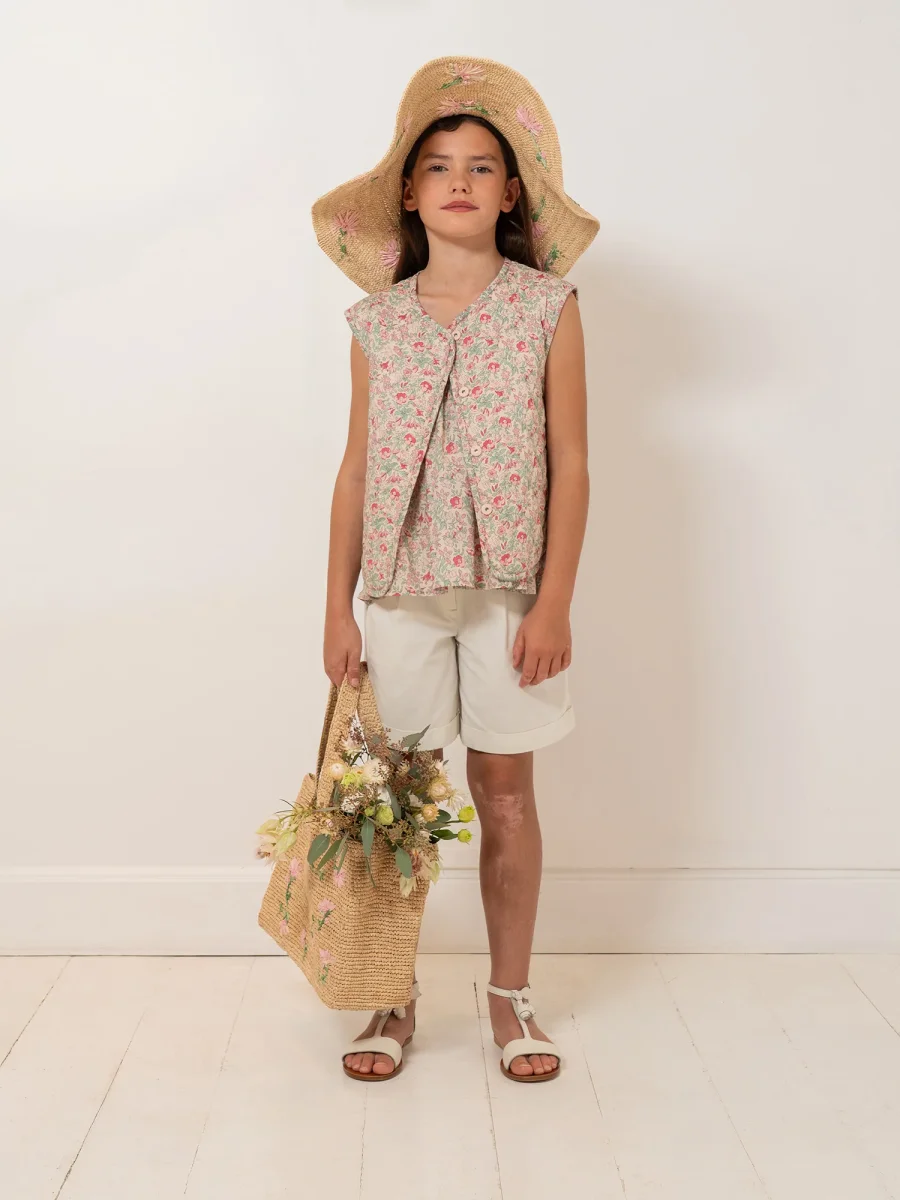 Veste matelassée Elbie en tissu Liberty en coton biologique – Image 2