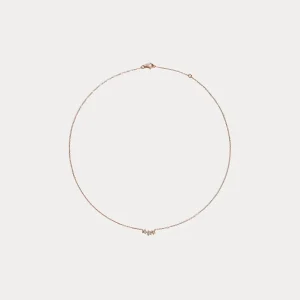 Bonpoint x Stone Collier enfant trois étoiles or rose