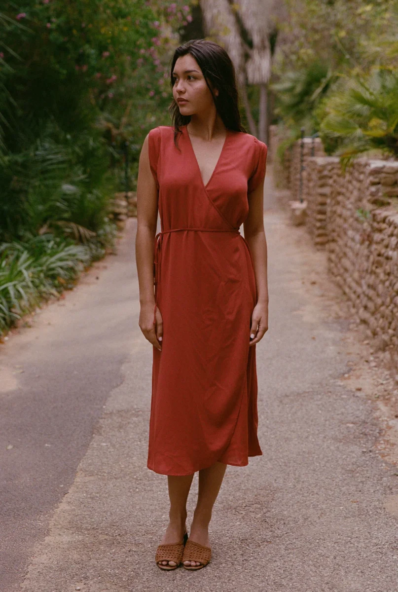 Robe Inès - Terracotta