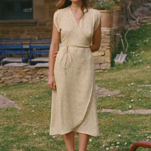 Robe Inès - Imprimé Fleurs jaunes