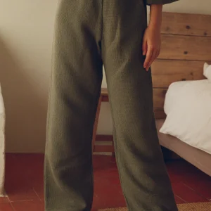 Pantalon Mimosa nid d'abeille Kaki