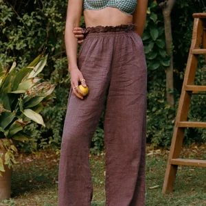 Pantalon Camille - Marron