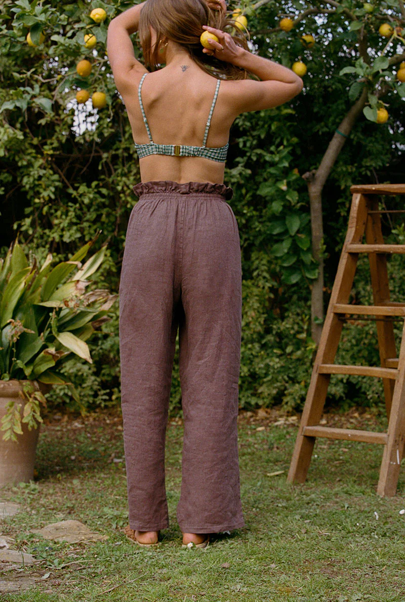 Pantalon Camille - Marron – Image 3