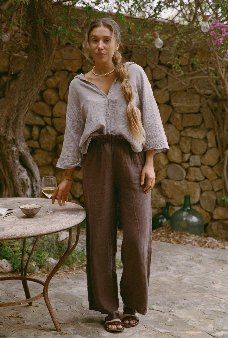 Pantalon Camille - Marron – Image 6