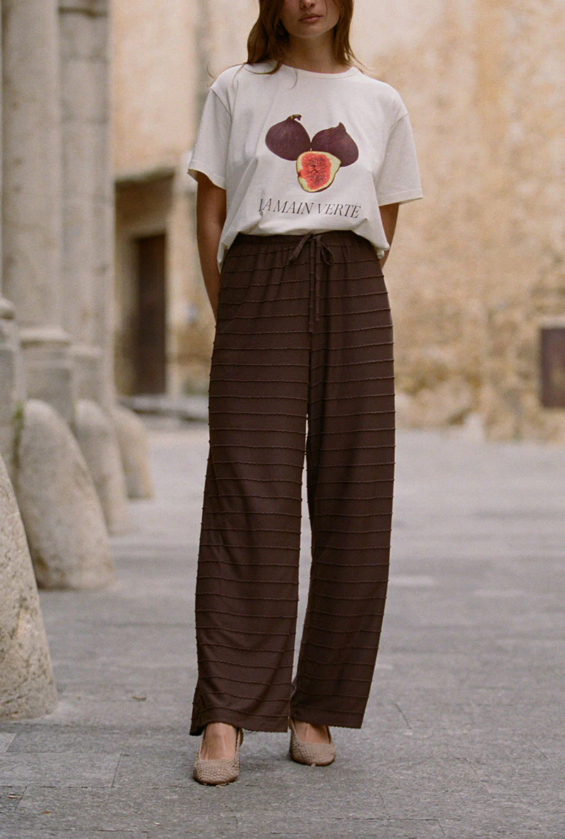 Pantalon Mathilde - Marron – Image 2