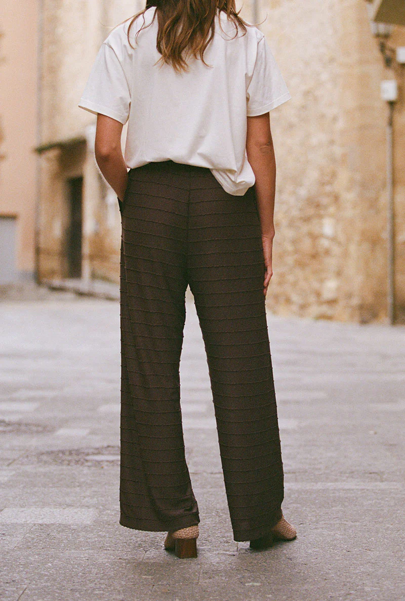 Pantalon Mathilde - Marron – Image 4