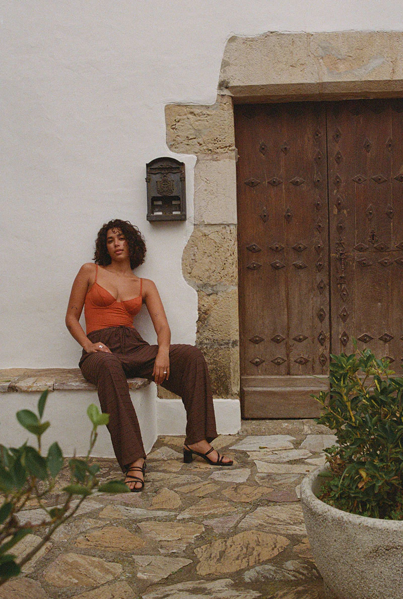 Pantalon Mathilde - Marron – Image 6