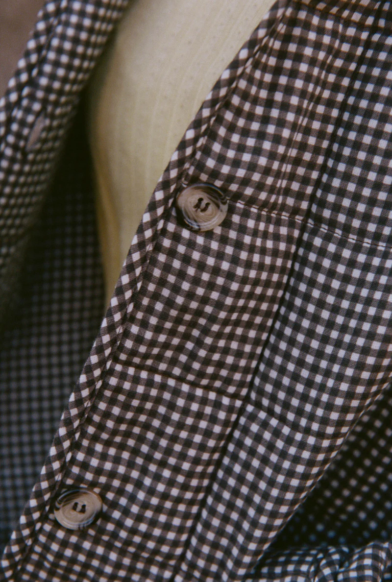 Veste Maia - Vichy Marron – Image 6