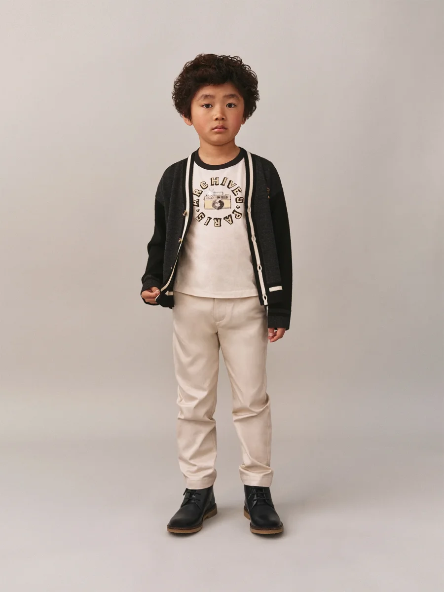 T-shirt Akiva avec imprimé Paris Archives en coton biologique