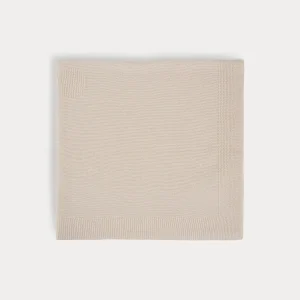 Couverture en cachemire bébé blanc lait