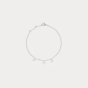 Bonpoint x Stone bracelet enfant or blanc 3 cerises