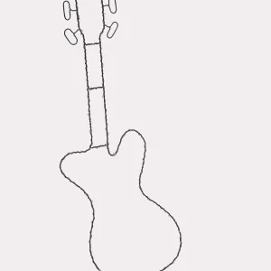 Veilleuse Guitare Exclusive noir