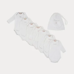 Lot bodies blancs Jours de la semaine