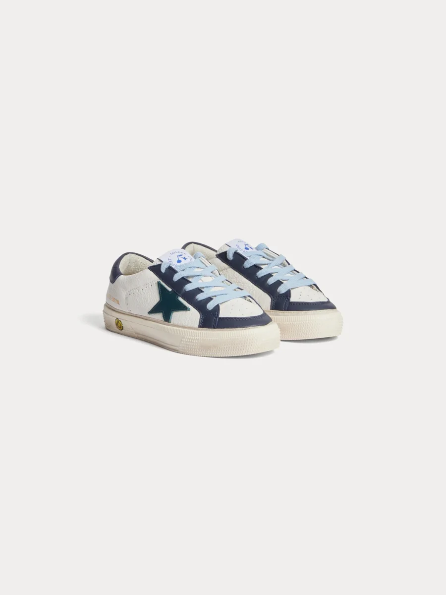 Bonpoint x Golden Goose baskets May bleues pour enfants – Image 3