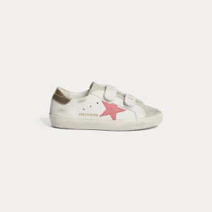 Bonpoint x Golden Goose baskets Golstar roses à scratchs pour enfants