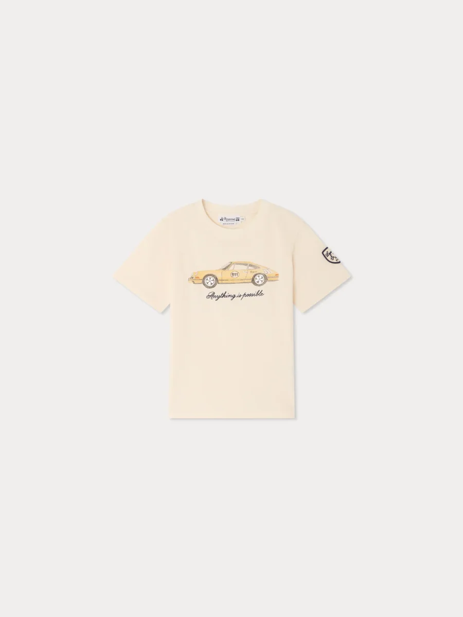 Bonpoint x Porsche T-shirt Thibald imprimé en coton biologique