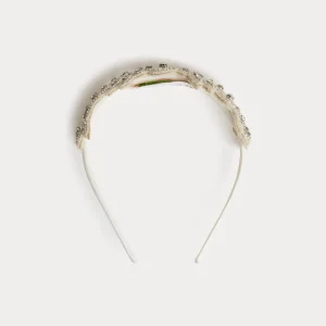Serre-tête Laure à strass et perles