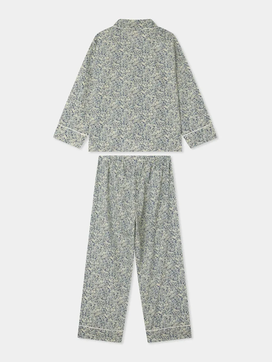 Pyjama chemise Dormeur en tissu Liberty en coton biologique – Image 3