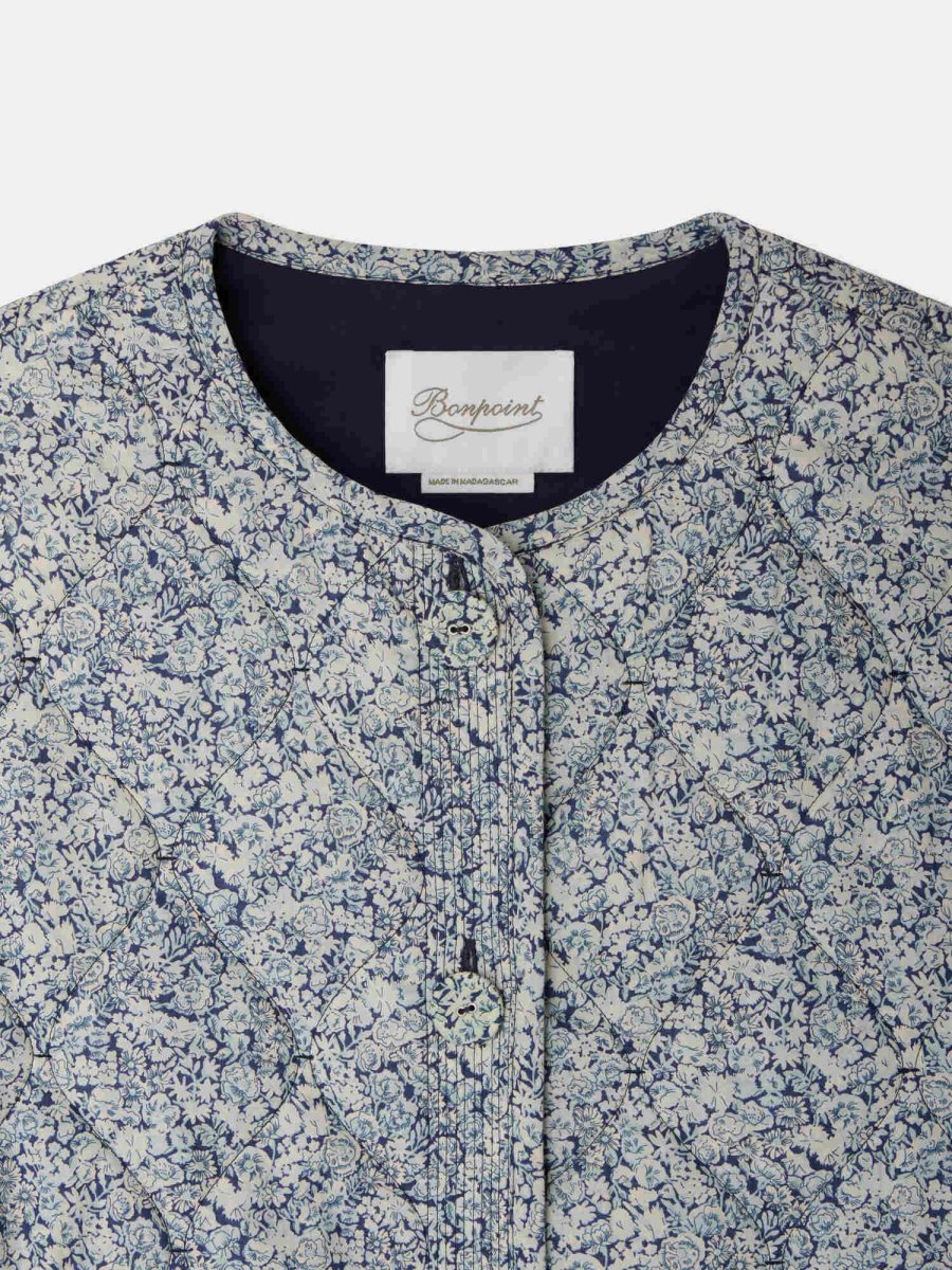 Veste matelassée Lise-Marie en tissu Liberty en coton biologique – Image 5