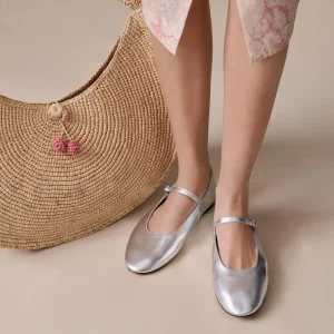 Ballerines Lesley argentées