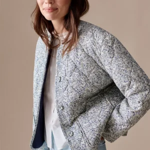 Veste matelassée Lise-Marie en tissu Liberty en coton biologique