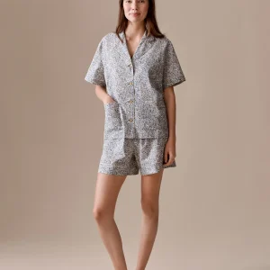 Pyjama chemise Lima en tissu Liberty en coton biologique
