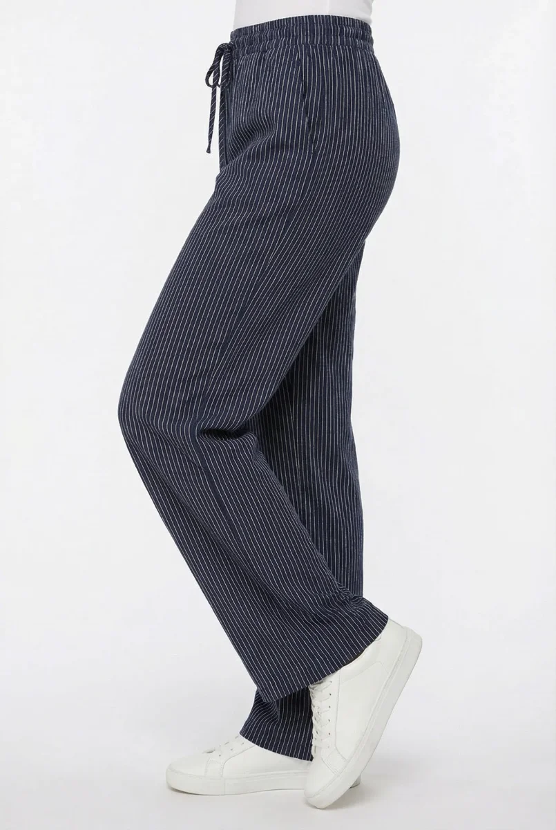 Le pantalon fluide effet lin – Image 7