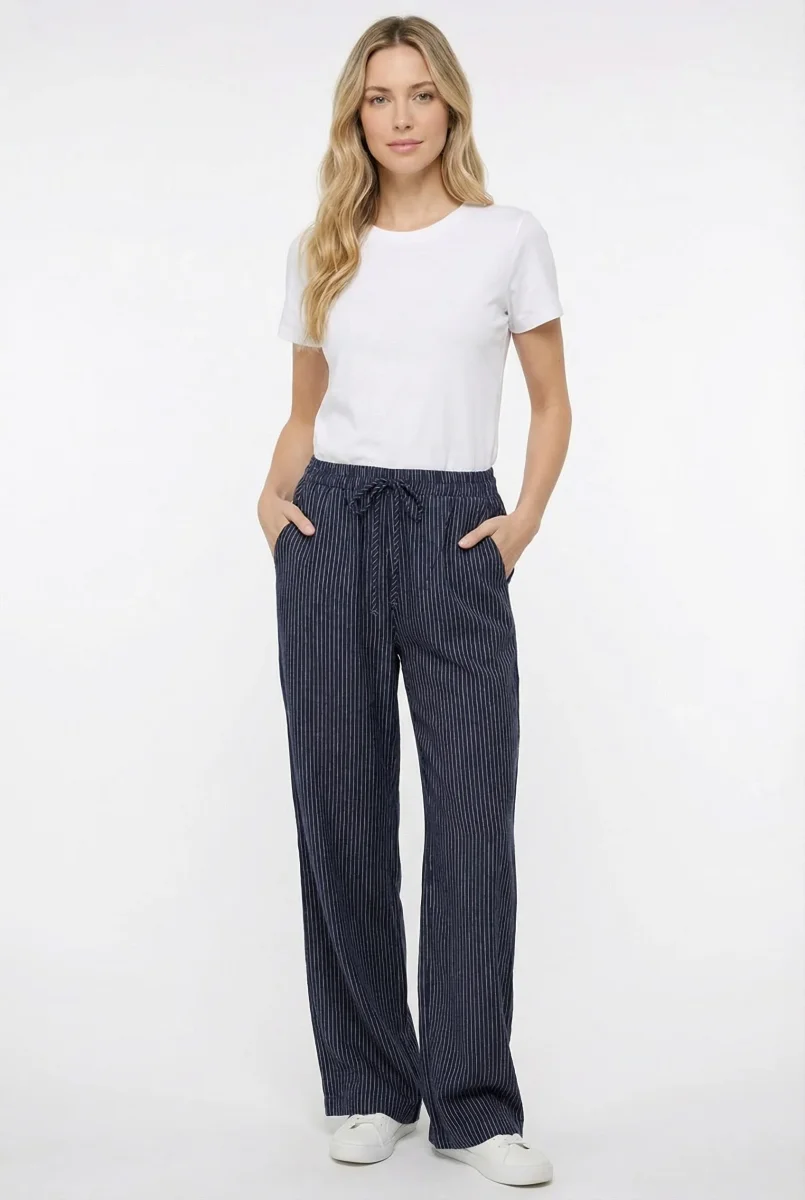 Le pantalon fluide effet lin – Image 8