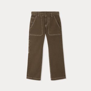 Pantalon Gaël en denim kaki
