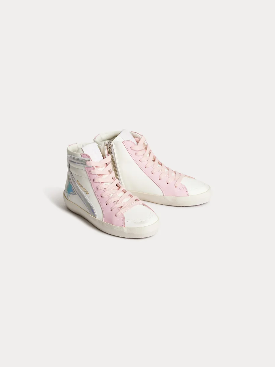 Baskets Bonpoint x Golden Goose montantes blanches – Image 3