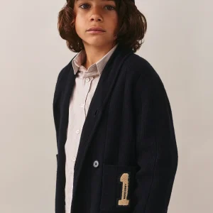 Cardigan Joseph avec pach en laine