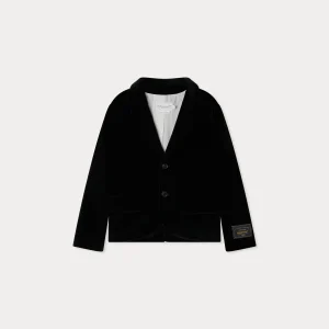 Veste mixte en velours lisse Teo en coton biologique