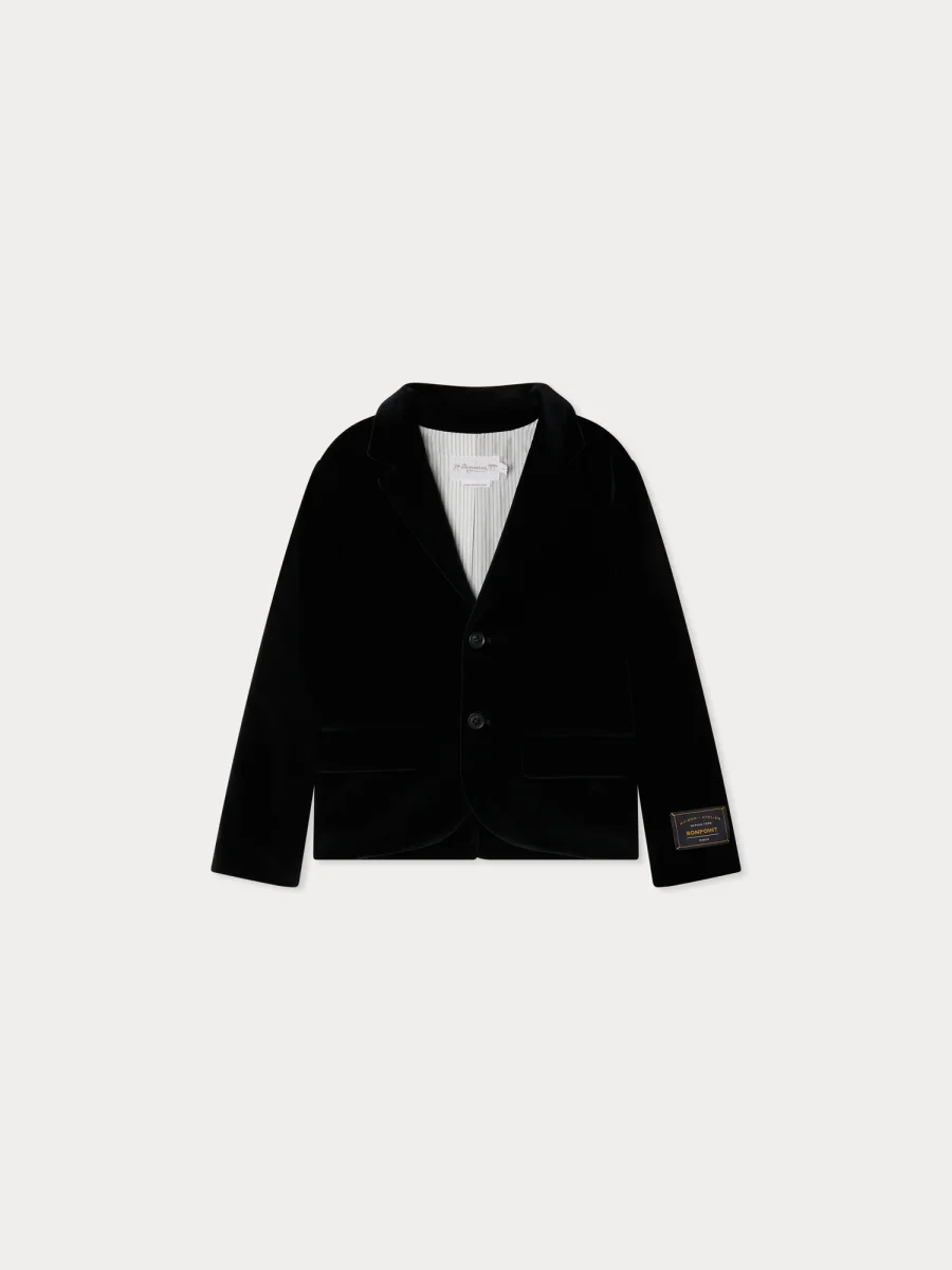 Veste mixte en velours lisse Teo en coton biologique