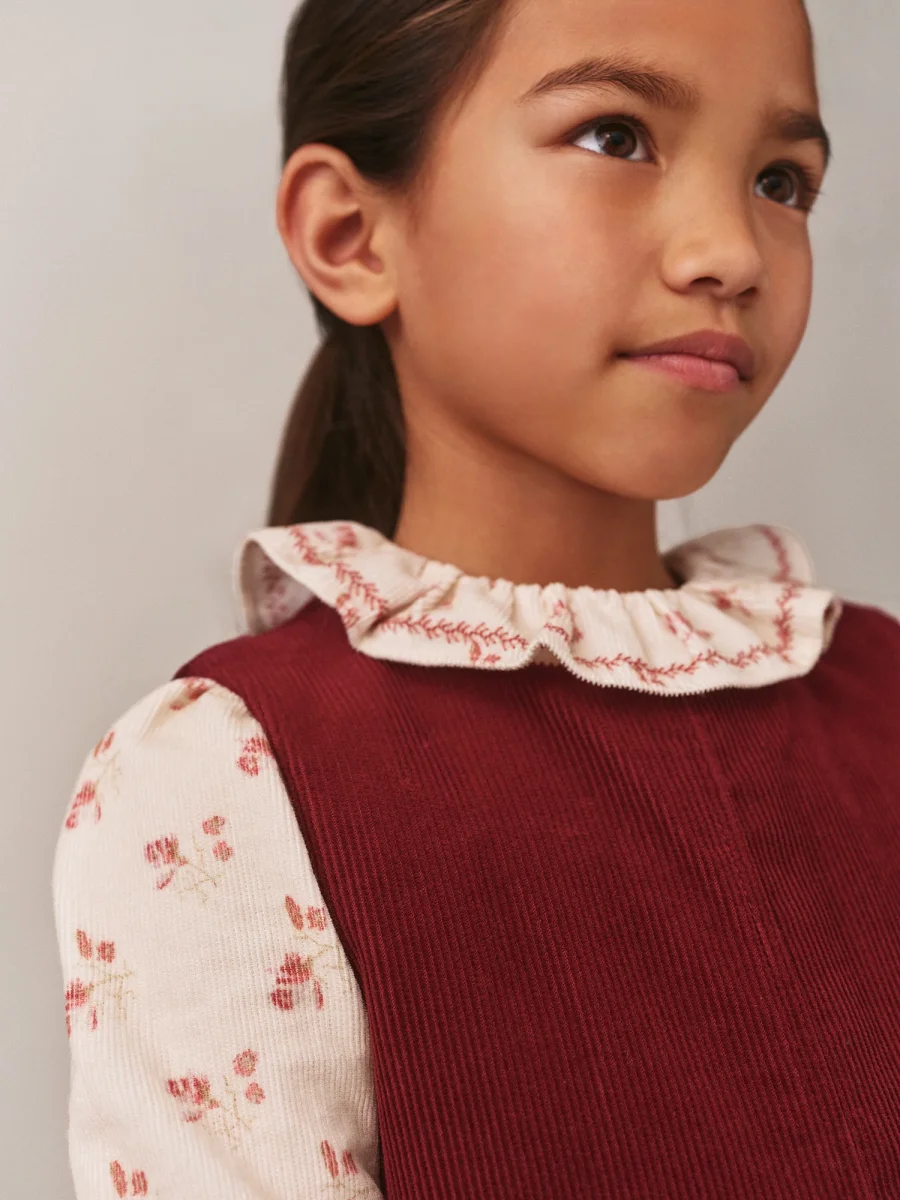 Blouse Timber en velours imprimé et rebrodé cerises
