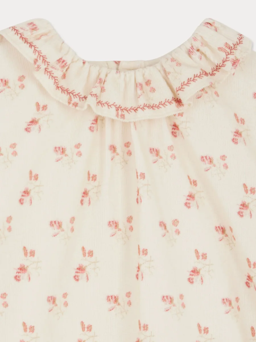 Blouse Timber en velours imprimé et rebrodé cerises – Image 5