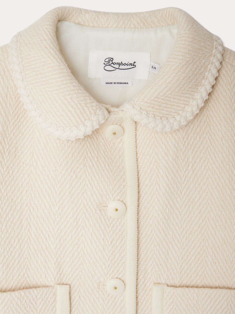 Veste Janica en coton lain à motifs chevrons – Image 5